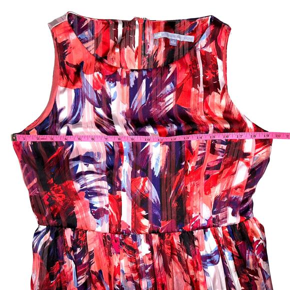 Luxe by Carmen Marc Valvo Floral Fit & Flare Dress Size 14 - Picture 12 of 15